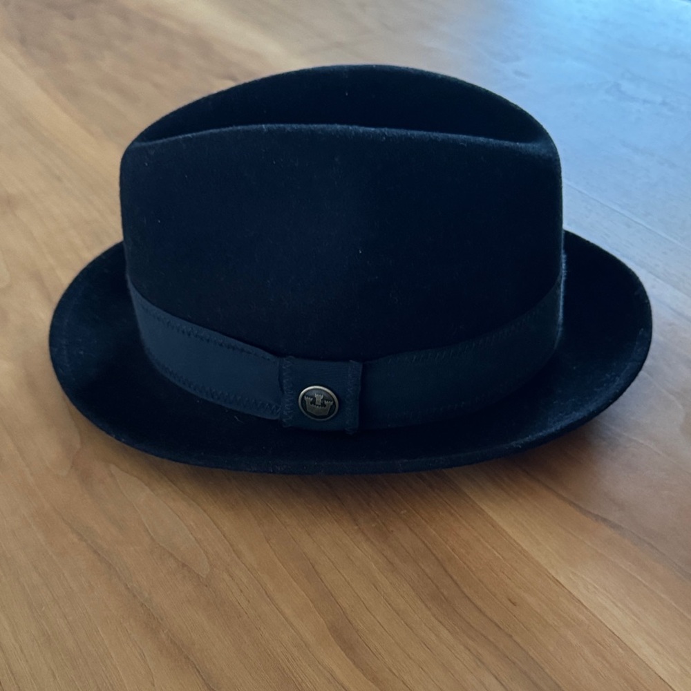 Gorin Bros | Black Fedora Hat (sz L)